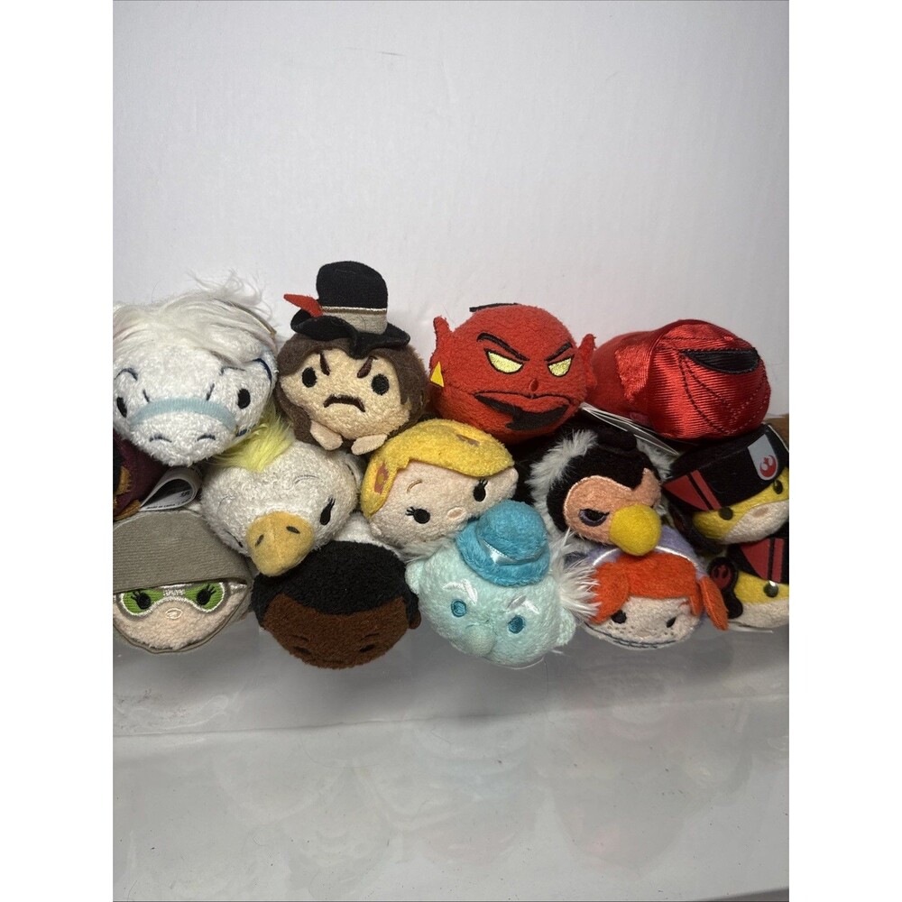 Disney Tsum Tsum Mini Plush Lot Of 19 Various Characters Some No Tags USED - Picture 3 of 9